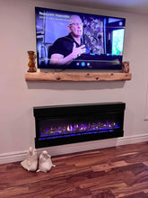 Load image into Gallery viewer, Canadian White Cedar fireplace Mantles 6x6 x 65