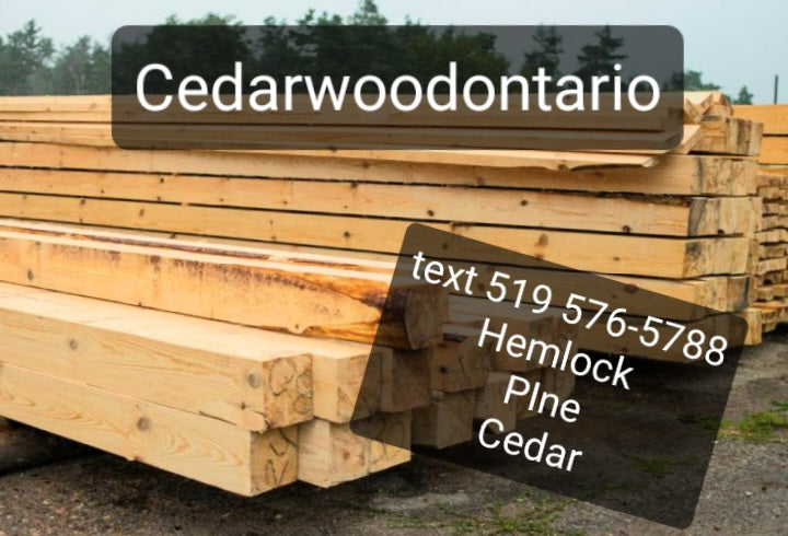 Ontario Hemlock lumber. Available up to 30 feet lengths. $750 plus shipping