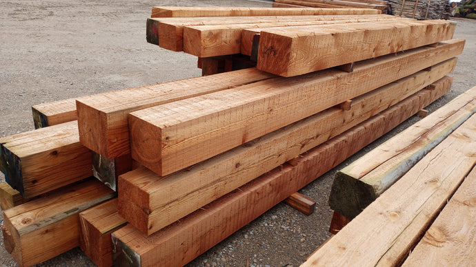 Cedar posts 6x6 for fencing cedarwoodontario