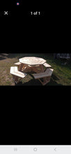 Load image into Gallery viewer, Cedar Amish Octagon Picnic Table
