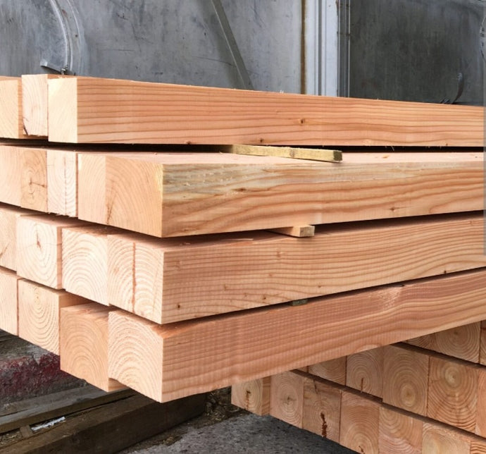 6x6 10 feet Larch posts