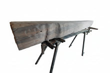 Load image into Gallery viewer, Pine Fireplace Beam Mantel – Solid 6×6 | 70" | Rustic Driftwood Finish
