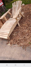 Load image into Gallery viewer, Cedar Adirondack Chaise Lounge with Wheels
