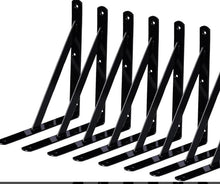 Load image into Gallery viewer, (8) Shelf Brackets wall mounted for 12 to 14 inch deep boards

