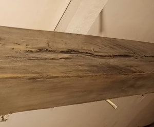 weathered look Mantel 4x8 73 inches