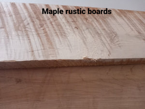 Maple rustic boards