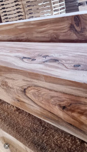 planed Hemlock beams