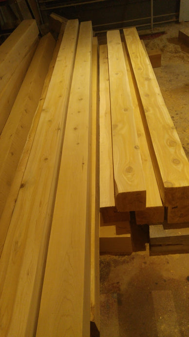 8x8 Pine beams cedarwoodontario
